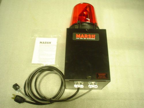 Marsh 16828  ink jet, low ink alarm beacon 120vac  - 60 day warranty - New other