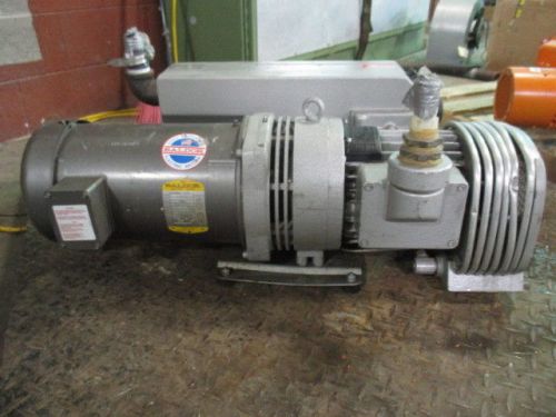 Rietschle vceh 10 vacuum pump w/5hp ac motor #6211033d type-vceh100 used for sale