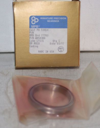 Miniature Precision Bearing 50mm OD 39mm ID MPB AB543DD / TIMKEN P818