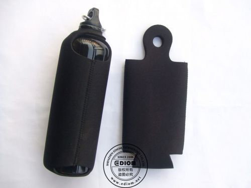 1PC New Black 500ml  Bottle Insulator Cooler Holder Pouch Neoprene for Sports