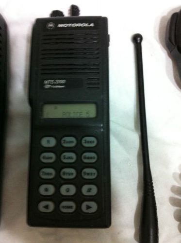 800 mhz motorola mts2000 radio w/programming security police fire government h38 for sale