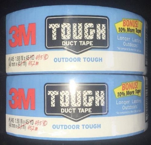 3M Tough Duct Tape - Outdoor Exterior Tape (2 Rolls)