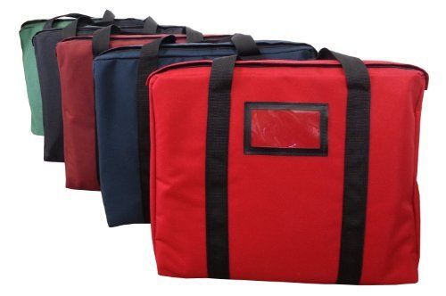 Fire Resistant Briefcase Style Bag Locking Red