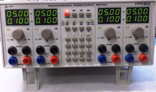 Hameg HM7044G Quadruple High-Performance Programmable Power Supply TESTED