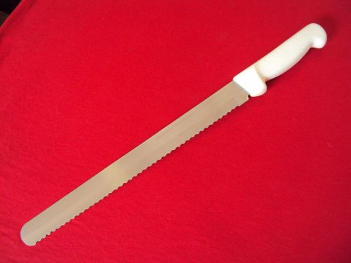 Dexter russell 12&#034; blade serrated/ scalloped slicer p94805 ~ pro. chefs knife for sale