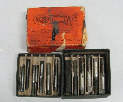 Vintage Box of 14 Besly Taps in Original Box