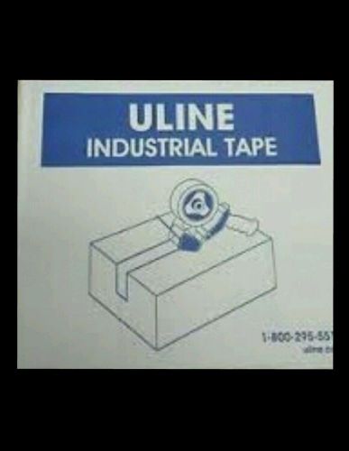 Case Of 36 Rolls. Uline S-423 Packing Tape 2&#034; x 110yds - 2 Mil. Free shipping!!
