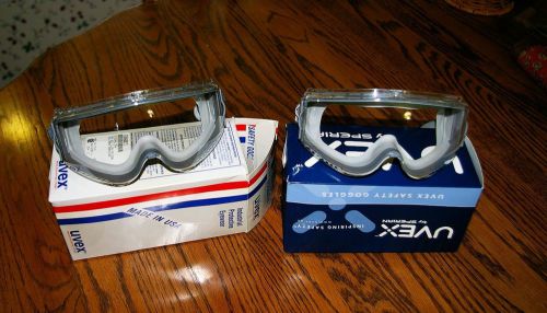 Lot of 2 Uvex Safety Goggles, NIB