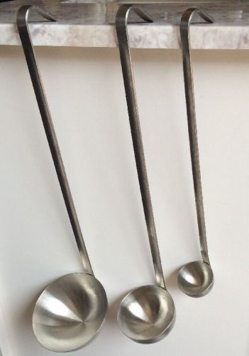 Vollrath 3 Piece Ladle Set 8 Oz, 4 Oz, &amp; 1 Oz