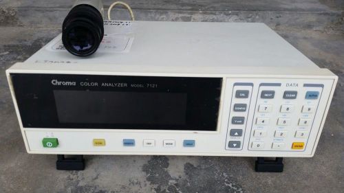 Chroma Color Analyzer Model 7121 with Measuring Probe