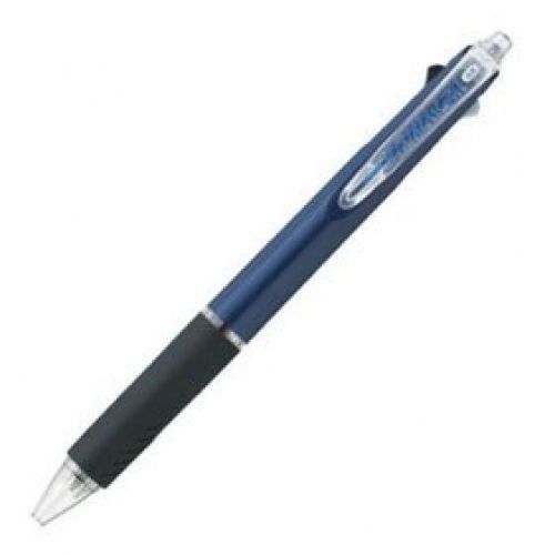 [set of 4] mitsubishi uni jet stream msxe3-500-05.9 2 color pen and pencil navy for sale