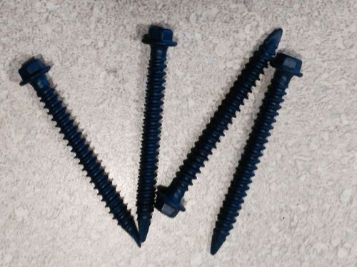 200 pieces- 1/4&#034; Hex Washer Head Tapper Concrete Screw Anchor 3/16&#034; X 2 1/8&#034;