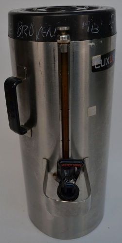 Fetco Luxus TPD-15 1.5 Gallon Hot/Cold Beverage Dispenser Stainless
