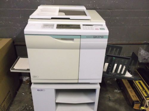 Riso GR2710 High Speed Digital Duplicator MAKING EXCELLENT PRINT