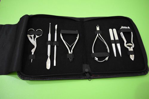 PROFESSIONAL MANICURE PEDICURE TOOLS SET 8 PIECES KIT EXCELLENT QUALITY