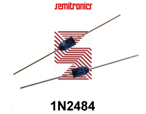 Semitronics 1N2484  RECTIFIER DIODE 600V V(RRM) AXIAL Total of 2 Gold Leads