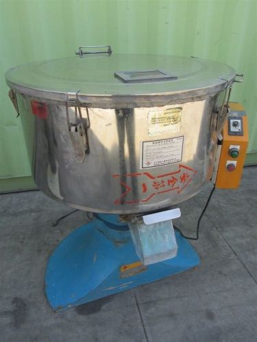 Jian kwang machine tka150 31.5&#034; diameter plastic granule dryer mixer for sale