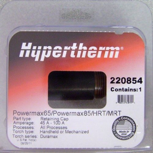 Hypertherm genuine 220854 retaining cap - qty 1 for sale