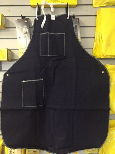 ANSELL BRAND INDUSTRIAL DENIM APRON 28 X 36 -- LOT OF 35
