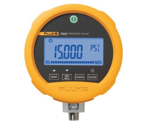 Fluke 700G31 Digital Pressure Gauge, -14 to 10,000 psi, 3- 3/4&#034; Dial, /IJ2/