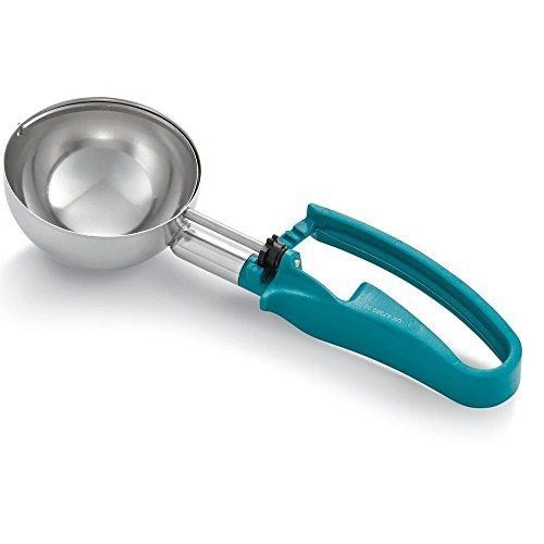 Vollrath 47389 Teal Standard Length 6 Oz. Squeeze Disher