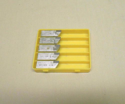 KENNAMETAL 106665 GRADE K21 CARBIDE TIPPED CUTTING TOOLING INSERTS CASE 5 NOS