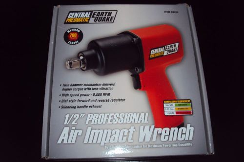 Brand new central pneumatic 1/2&#034; professional air impact wrench 68424 for sale