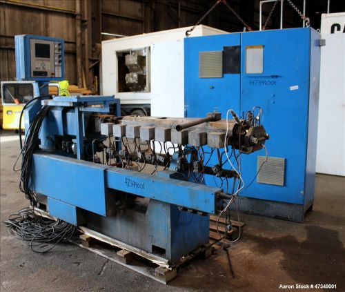 Used- leistritz 39.7mm co-rotating twin screw extruder, model zse 40 gl 28d. app for sale