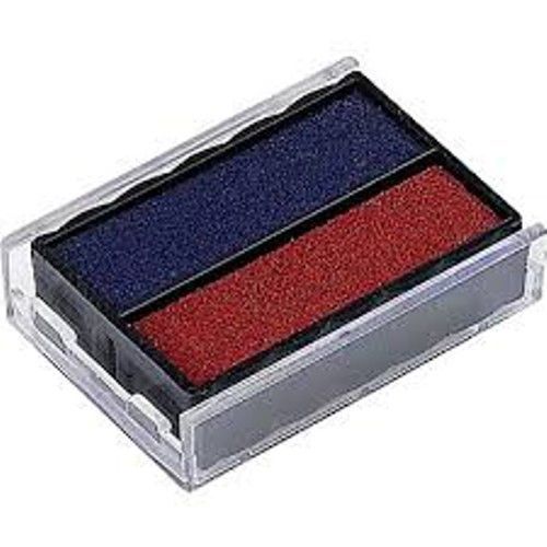 Trodat T4850 Dater Replacement Pad, 6/4850/2  2 color:  Blue/Red Ink