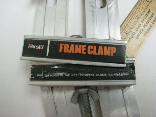 HIRSH FRAME CLAMP ALUMINUM TOOL SKOKIE ILLIONIS