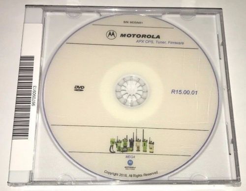Motorola APX Portable Mobile Programming CPS R15.00.01 Tuner + FIRMWARE NEW!