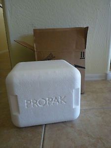 Propak Styrofoam Cooler Mini Small Insulated Shipping Packing Box 8x7x6