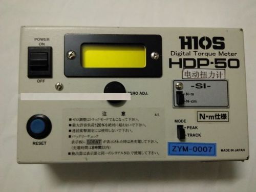 HIOS HDP-50 digital torque meter Screw driver/Wrench measure No other accessorie