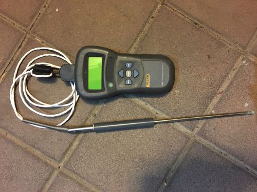 Fluke calibration 1522 thermometer with probe for sale