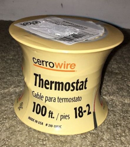 Cerrowire 100 ft. 18-2 Thermostat Wire 210-1002CR