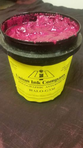 Holographic Glitter Asteroid Red Ink Quart for screen printing