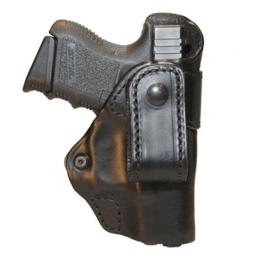 Blackhawk 420404bk-r black leather itp holster rh for glock 26 for sale