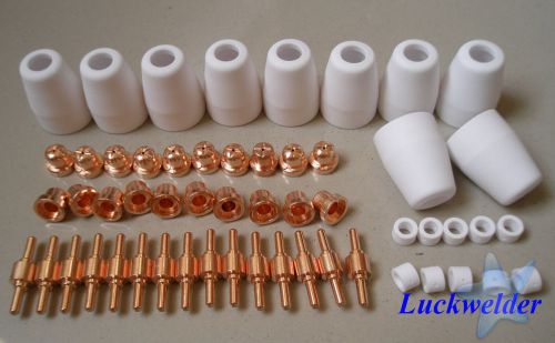 PT-31 Nozzle Electrode Tip Fit PT31 Plasma Cutter Cutting Torch Consumables 60pc