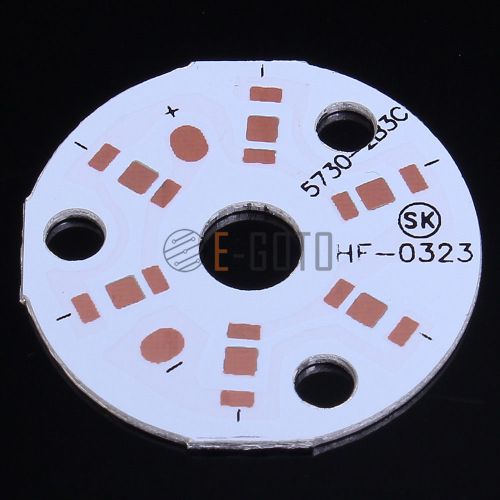 10pcs LED Aluminum Plate 32mm 3W Precise for 6pcs 5730 SMD Heat sink