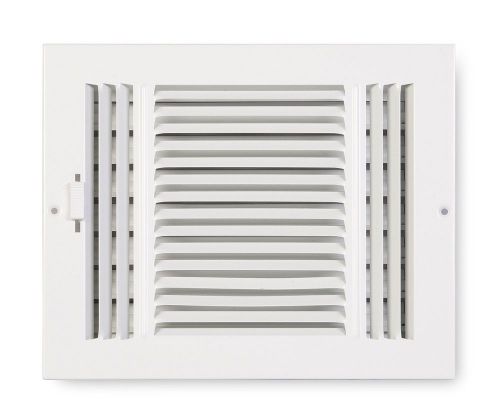 Accord ABSWWH3106 Sidewall/Ceiling Register with 3-Way Design 10-Inch x 6-Inc...