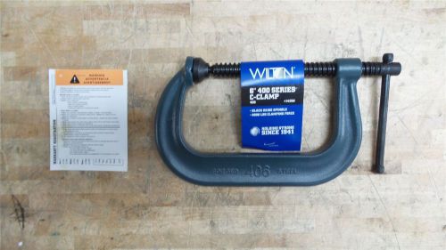 Wilton 406 6-1/16 in max opening 4-1/8 in throat depth c-clamp for sale