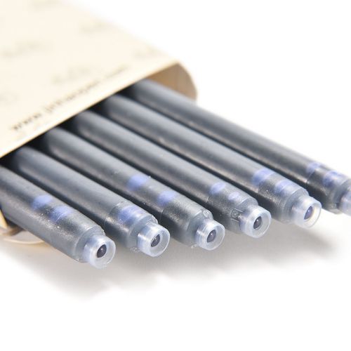 NEW JINHAO 6pcs blue Fountain Pen Ink Cartridges Refills OC