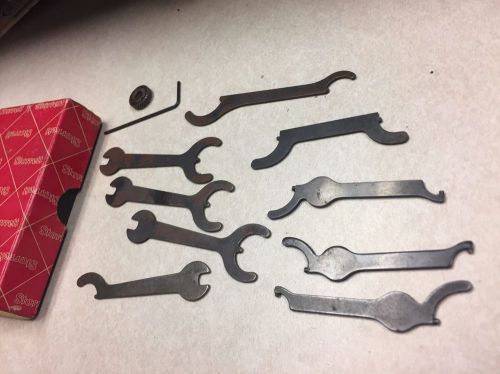 Vintage Starrett Micrometer Assorted Wrench and Parts Collection Lot