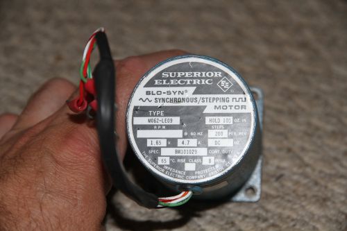 Superior Electric Slo-Syn synchronous stepping motor M062-LE09 EX