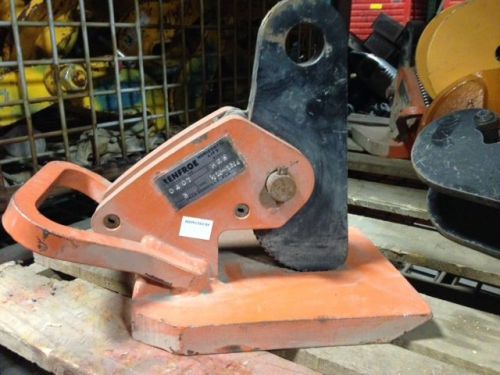 Used renfroe hrs 3 ton horizontal lifting clamp  1/16&#034; to 1-3/4&#034; jaw opening for sale
