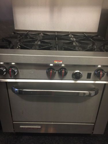 6 burner gas stove oven