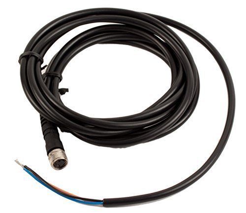 Fabco-Air CFC-2M Female Cordset for Quick Disconnect Sensor, 2 m Length, 3 Pins