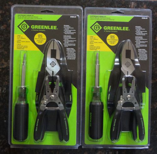 Greenlee electrician&#039;s wiring tool kit ( 2 sets ) for sale