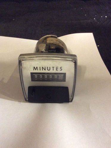 NOS Vintage Elapsed time meter measures minutes