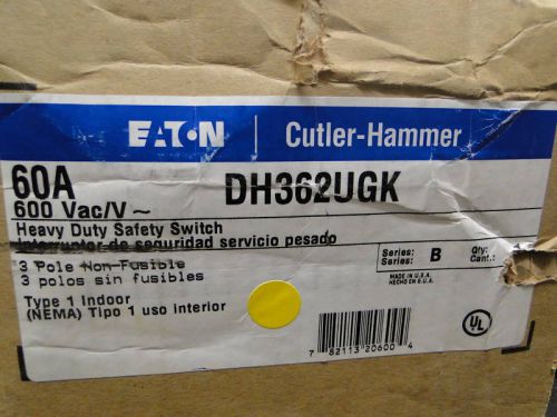 Cutler Hammer 60A Heavy Duty Safety Switch DH362UGK